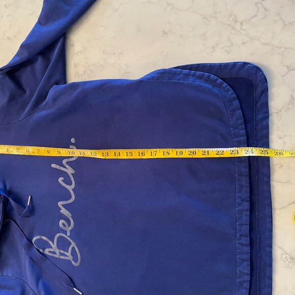 Bench Women sweatshirt hoodie size Large - Gorgeous Dark Cobalt Blue - Picture 11 of 14